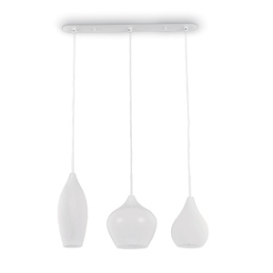 Lustra suspendata design modern SOFT SB3 BIANCO 111858 - Img 4