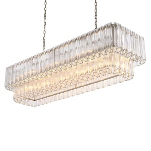 Lustra suspendata dimabila LUX Vittoria rectangular 115079 HZ 96177 universul-luminii.ro