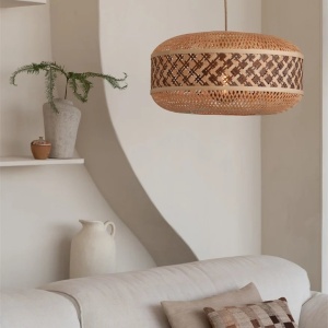 Lustra suspendata Eco, Bambus, Langkawi natural/brown 166737 universul-luminii.ro
