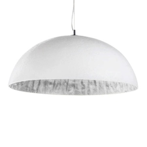 LUSTRA SUSPENDATA elegant Glow XL alb