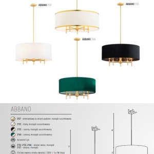 Lustra suspendata eleganta ABBANO verde 115777 universul-luminii.ro
