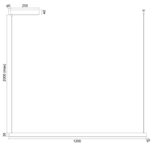 Lustra suspendata LED, 120cm, Otel, Negru, MIAMI 169367 universul-luminii.ro