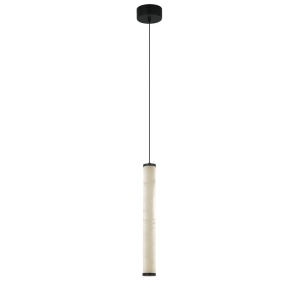 Lustra Suspendata LED, 15W, ALABASTER- BLACK, ZB-2540