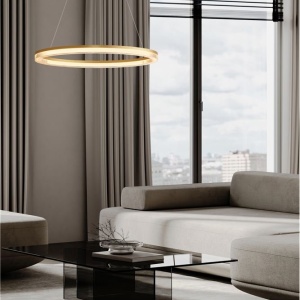 Lustra suspendata LED CCT design circular Luana 80cm NVL-9130639 171367 universul-luminii.ro