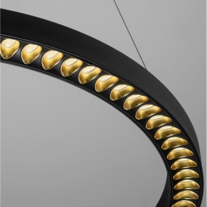 Lustra suspendata LED design circular DEOS negru NVL-9030894 - Img 6