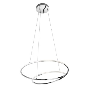 Lustra suspendata LED design modern Viarregio crom - Img 2