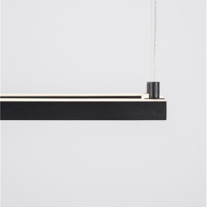 Lustra suspendata LED dimabila design modern ETERNA negru NVL-9990736 197427 universul-luminii.ro