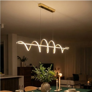 Lustra suspendata LED ESERO auriu
