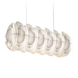 Lustra suspendata LED Fiordlys Linear White