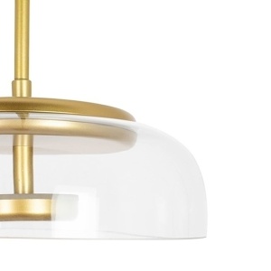 Lustra suspendata LED, Metal, Sticla, Eden 181047 universul-luminii.ro