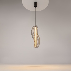 Lustra Suspendata LED, Negru, Shadows of the past 244817 universul-luminii.ro