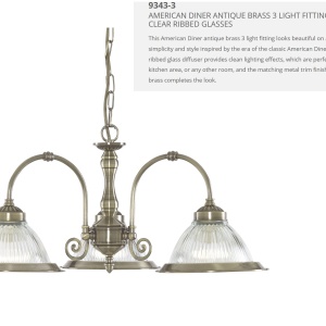 Lustra suspendata stil clasic American Diner 3L alama antic 9343-3 SRT 185037 universul-luminii.ro