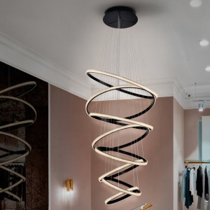 LUSTRA XXL LED DIMABILA cu telecomanda Ring 80cm, 3000K 141447 universul-luminii.ro