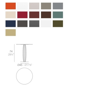 Masa de exterior / interior design modern premium VASES 70cm - Img 6