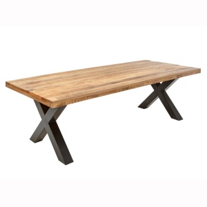 Masa design industrial Iron Craft X II 240cm Mango A-6540057 VC