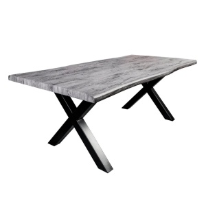 Masa design industrial WILD 200cm, gri A-45087 VC