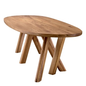 Masa design LUX din lemn de stejar Bayshore - Img 4