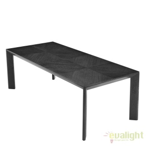 Masa dining din lemn, design LUX Tremont, 225x100cm 111633 HZ - Img 4