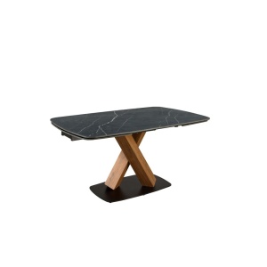 Masa extensibila deosebita design LUX Marble 160-240x100cm - Img 8