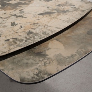Masa extensibila deosebita design LUX Marble 200-300x100cm - Img 5