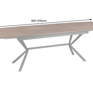 Masa extensibila GRANDEZZA 180-270cm nuc natural - Img 6