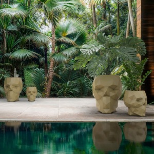 Masa exterior/interior design decorativ SKULL TABLE, mat - Img 4