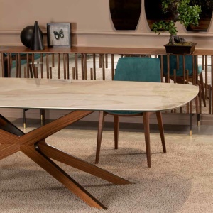 Masa fixa eleganta design LUX BLADE 300x120cm - Img 9