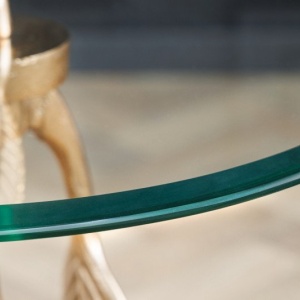 Masuta auxiliara design unicat Faether 65cm gold - Img 6