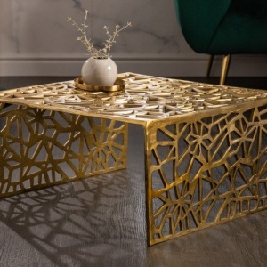 Masuta de cafea Abstrakt 60cm gold - Img 5
