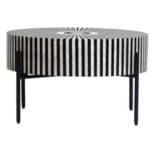 Masuta de cafea cu incrustatii din os HARMONY NATURE 65cm - Img 2
