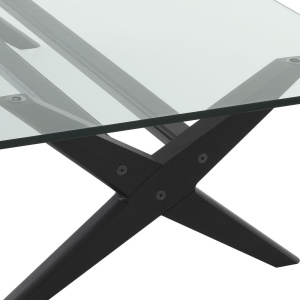 Masuta de cafea design elegant LUX Maynor, lemn negru 114499 HZ - Img 4