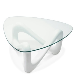 Masuta de cafea design LUX Aventura alb - Img 2