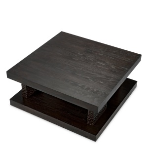 Masuta de cafea design LUX Bravon, Ebony oak veneer - Img 3