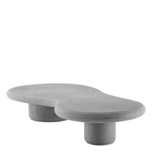 Masuta de cafea design LUX pentru interior si exterior Erato gri - Img 2