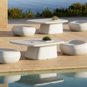 Masuta de cafea exterior / interior design modern premium MOMA COFFEE TABLE 45115A Vondom - Img 6