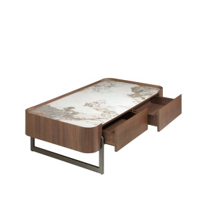 Masuta deosebita design LUX Walnut-Marble - Img 7