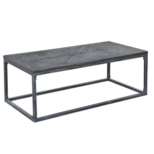 Masuta design industrial vintage Infinity Home 120cm, mango gri A-38632 VC