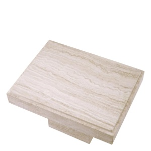 Masuta design LUX din travertin Sartoria 50x65cm - Img 3