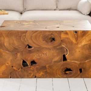 Masuta design unicat Square 90cm Teak - Img 5