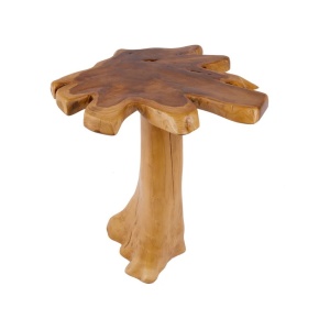 Masuta din lemn de tec Nature Root 60cm A-38238 VC