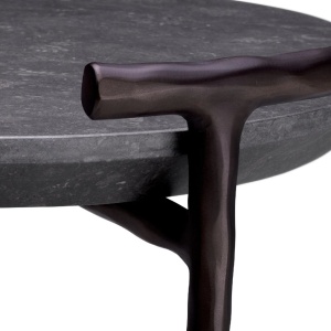 Masuta laterala design LUX cu blat din marmura Arca - Img 5