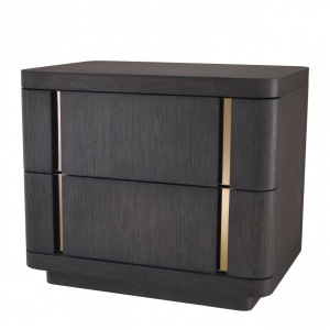 Masuta laterala design LUX Modesto cafeniu 113408 HZ