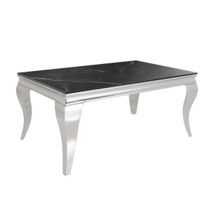 Masuta MODERN BAROCK 100cm crom/ negru A-44368 VC