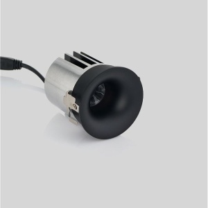 Mini Spot incastrabil LED 10W 3000K Sanco negru - Img 2