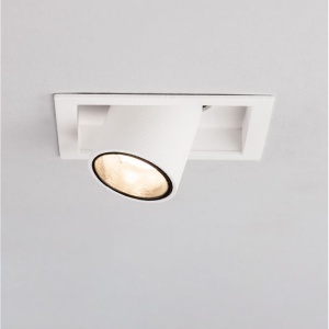 Mini Spot LED incastrabil ajustabil design modern DESERT alb - Img 5