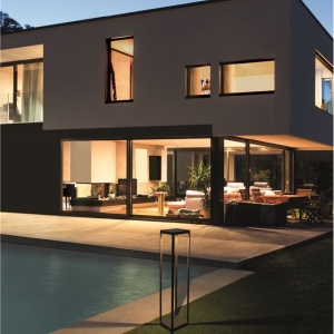 Mini stalp LED modern pentru iluminat exterior IP65 Surf H-23cm 85117 universul-luminii.ro