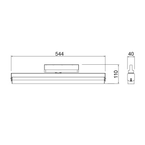 Modul alb liniar LED 3000K, Accesoriu pentru sine trifazate Mantra, CRETA MA-8359 - Img 7