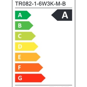 Modul LED, accesoriu pentru sina magnetica Radity, Points negru 6W 3000K 220377 universul-luminii.ro