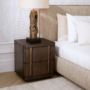 Noptiera cu 2 sertare design LUX Modesto S - Img 2