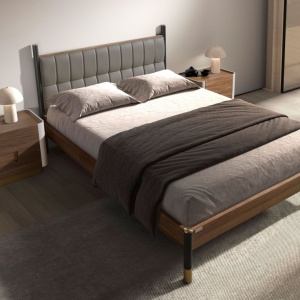 Noptiera deosebita design LUX Walnut-Bej - Img 6